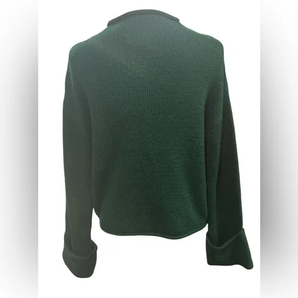 Anthropologie Forest Green Sweater Size XS - Image 4