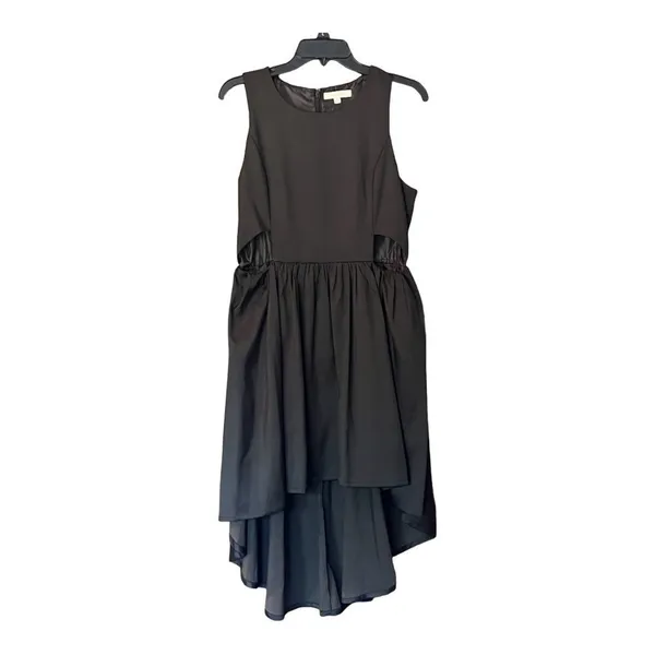 Francesca's High-Low Dress Women Medium Black Side Cutout Cocktail‎ F16D518H - Image 4