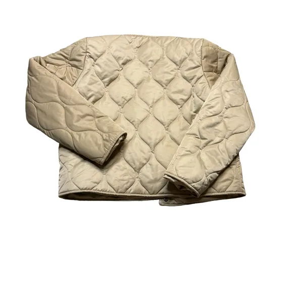🤎 NA-KD Quilted Snap Front‎ Jacket Size 38 M 🤎 - Image 4