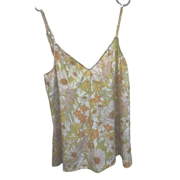 ZIMMERMANN Super Eight Lantern Slip Floral Pastel Cami Size 3 - Image 2