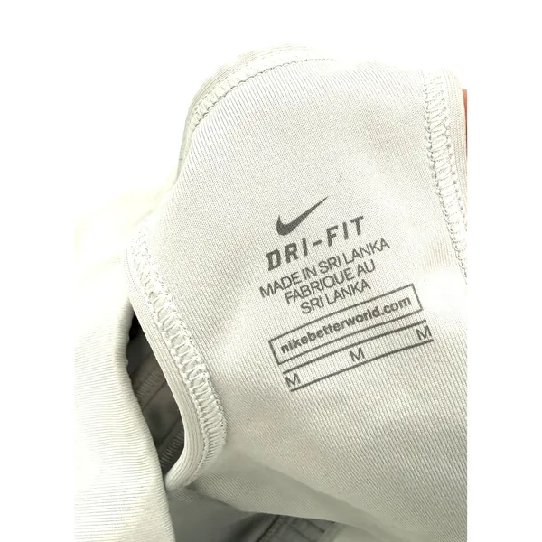 Nike Dr-Fit White Swoosh Sports Bra Size Medium - Image 3