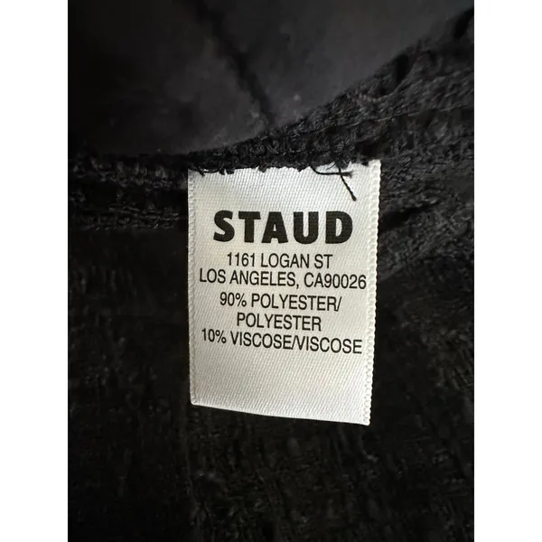 Staud Guinevere Stretch Midi Skirt black size 4 - Image 10