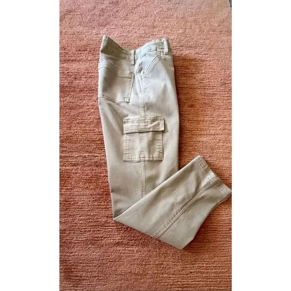 Universal Thread Washed Sage Green Cargo Pants Size 2 - Image 10