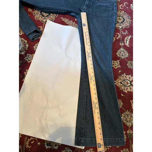 Banana‎ Republic Dark Wash Flare Jeans Women's Size 28 6R Bootcut Denim - Image 6