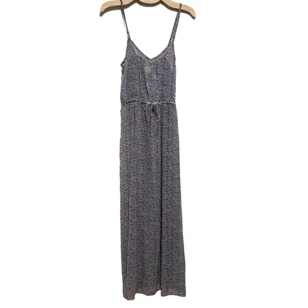 Anthropologie STARING AT STARS SHEER DITZY PRINT MAXI STRAPLESS DRESS S - Image 2