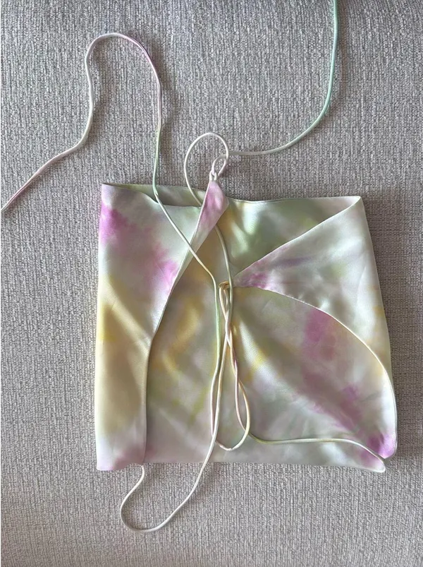 ZARA Silk Tie Top - Image 2