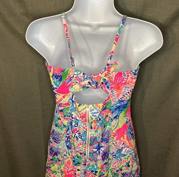 Lilly Pulitzer Colorful Floral Mini Dress - Image 5