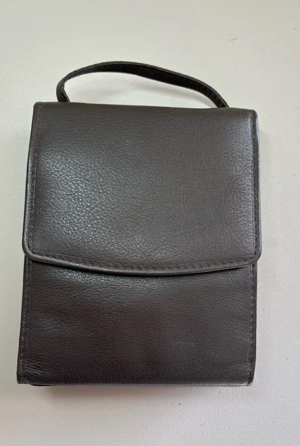 Genuine Brown Leather Made in Italy Bag - Image 2