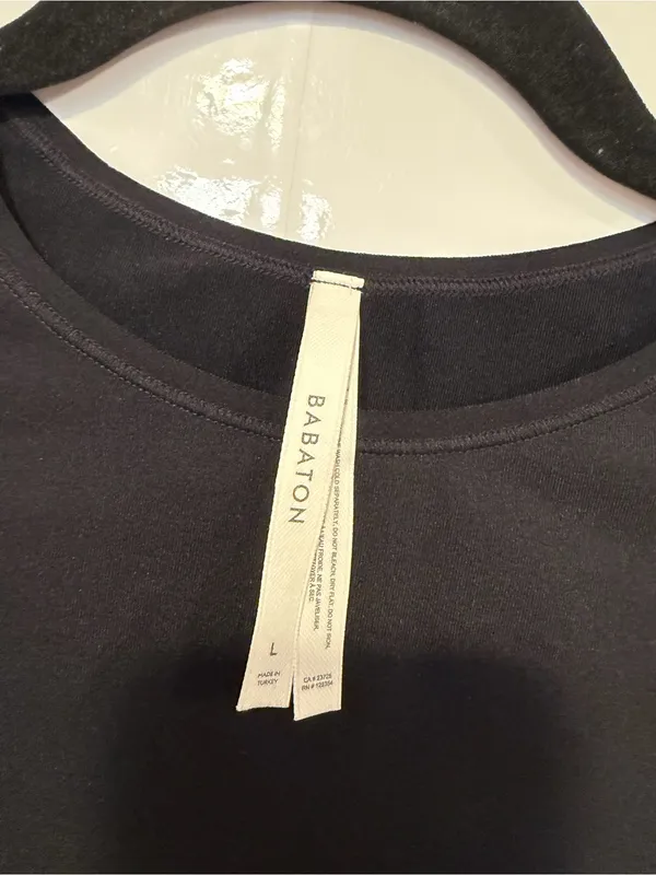 Black Babaton Aritzia‎ Long Sleeve Bodysuit - Image 2