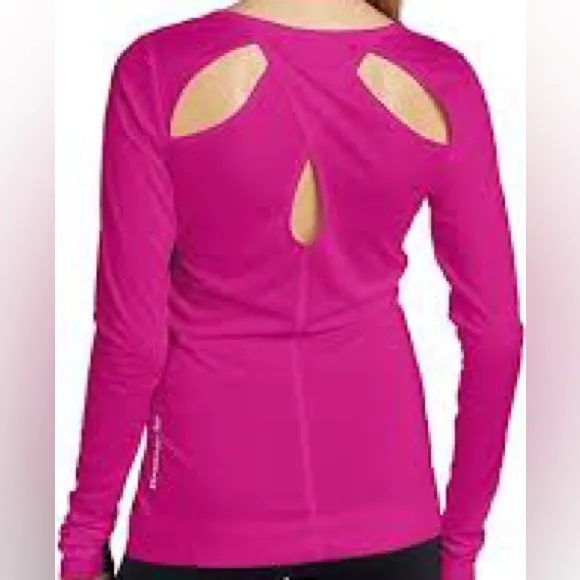 O'Neill 365 Magenta Long Sleeve Work Out Top - Image 2