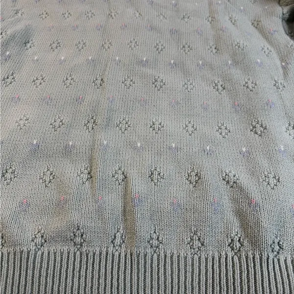 Vintage Mint Green Floral SweaterSweater - Image 6