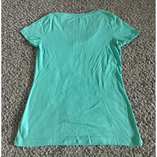 Mossimo Denim Mossimo Supply‎ Co Women's Green Short Sleeve Tee Size Medium - Image 5