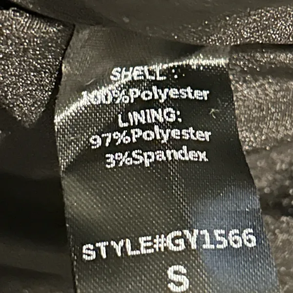 DO+BE Black Ruched Sparkly‎ Scrunch 6 for $36 Dress Size Small - Image 5
