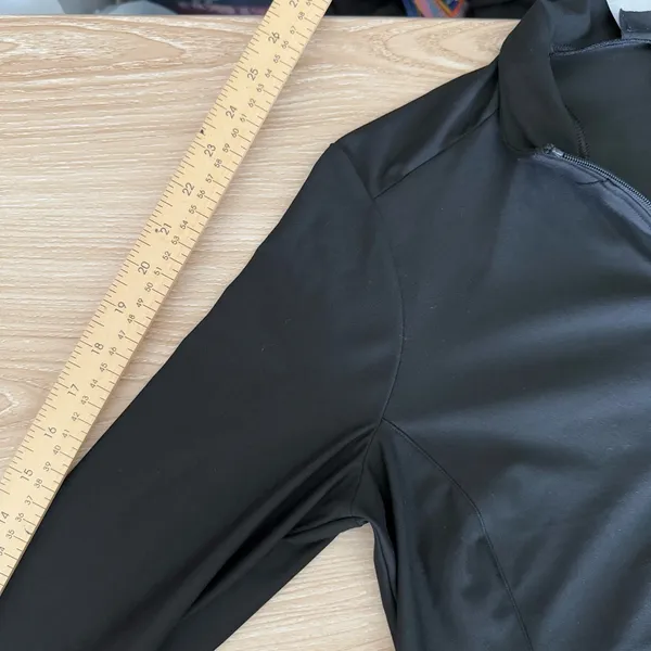 decathlon women’s ‎ large black full zip jacket active workout outdoor - Image 7