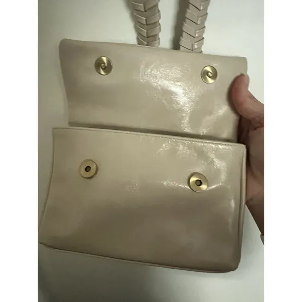 Anthropologie‎ Crossbody Braided Strap Beige - Image 5