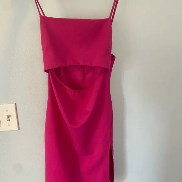 Pink Cutout Mini Dress - Image 2