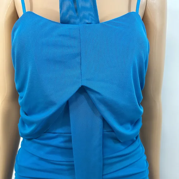 ASOS Vibrant Blue Maxi Dress Size 6 - Image 5