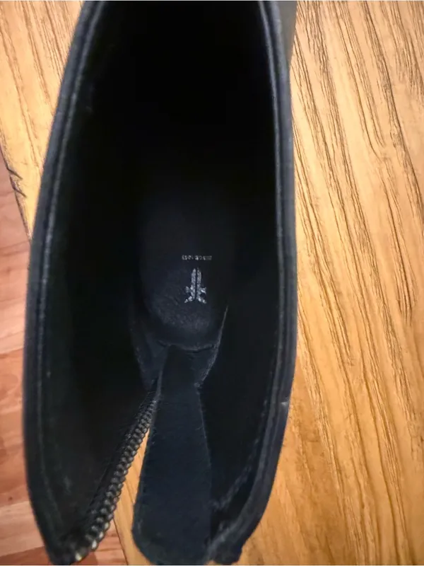 Frye Lena Harness Bootie Black Leather Platform Sneaker 8.5 NWOB - Image 11