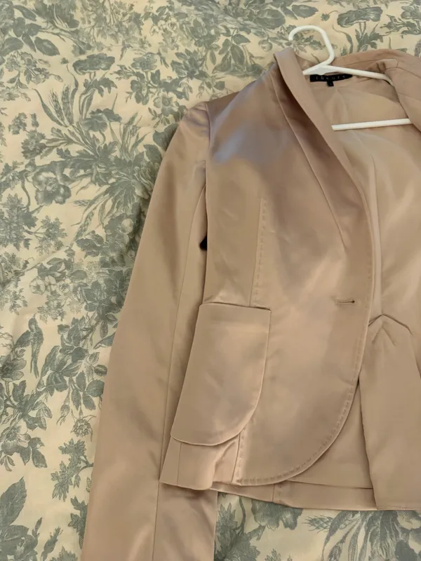 Theory satin blazer - Image 3