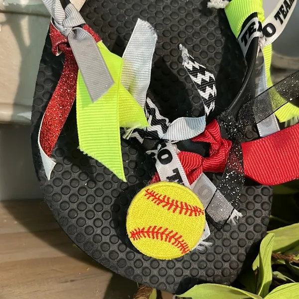 Softball Flip Flops Womens 7:8 New Size undefined - Image 4