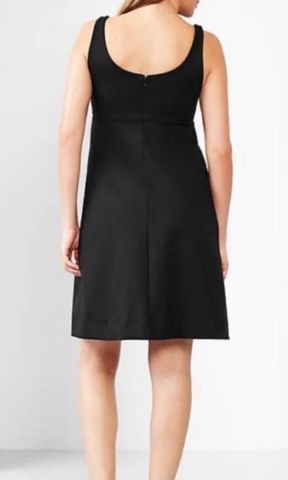 Gap Maternity A-line Empire Ponte Knit Black XSmall - Image 3