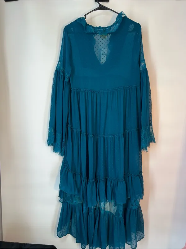 Anthropology Tiers of ruffles layer feminine silhouette NWT sold out online $168 - Image 2