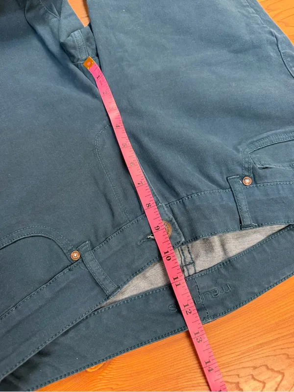 Maurices Colored Skinny Jeans Pants Teal Blue Green Plus Size 14W Regular - Image 6