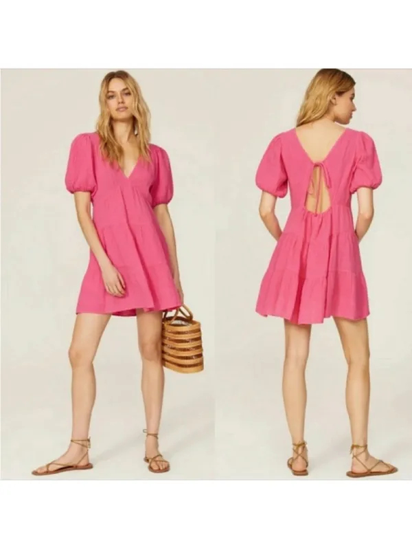 Xirena Nissa 100% Cotton Mini Dress Size Medium - Image 2