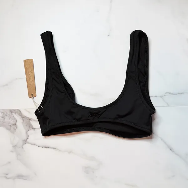 NWT Skims Signature Swim Plunge Bikini Top - Image 4