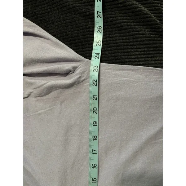 VS PINK Lavender/Gray V Neck Long Sleeve Top Size L‎ Oversized Lightweight - Image 8