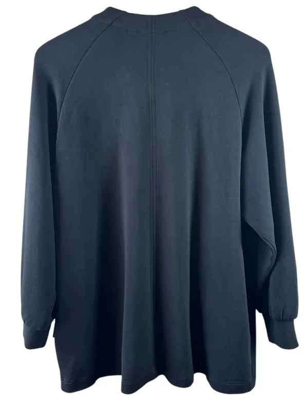 Varley Augusta DoubleSoft Zip Through Sweat Black Small Oversized Jacket Casual - Image 7