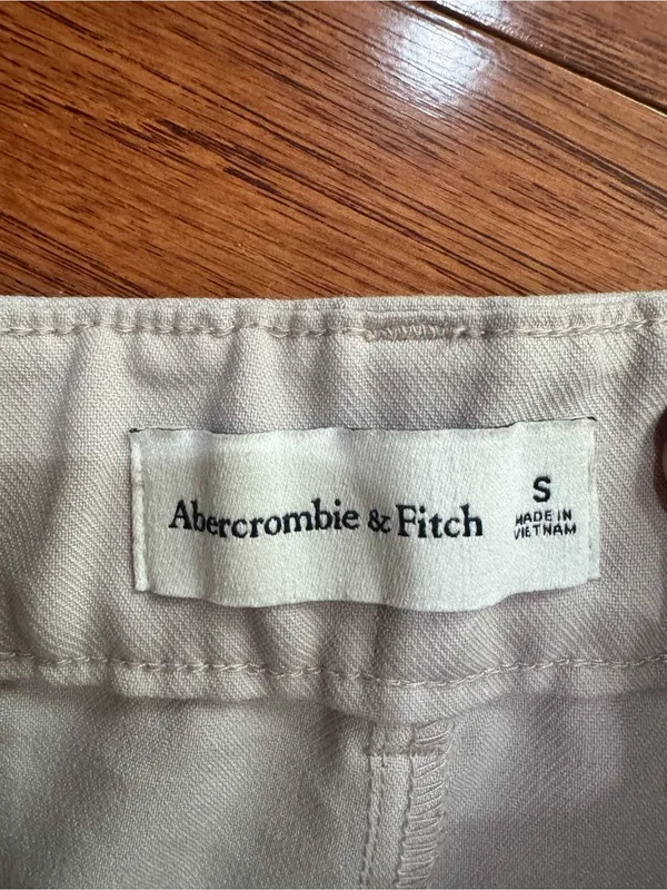 Abercrombie Wide Leg Trouser Pants Size Small - Image 3