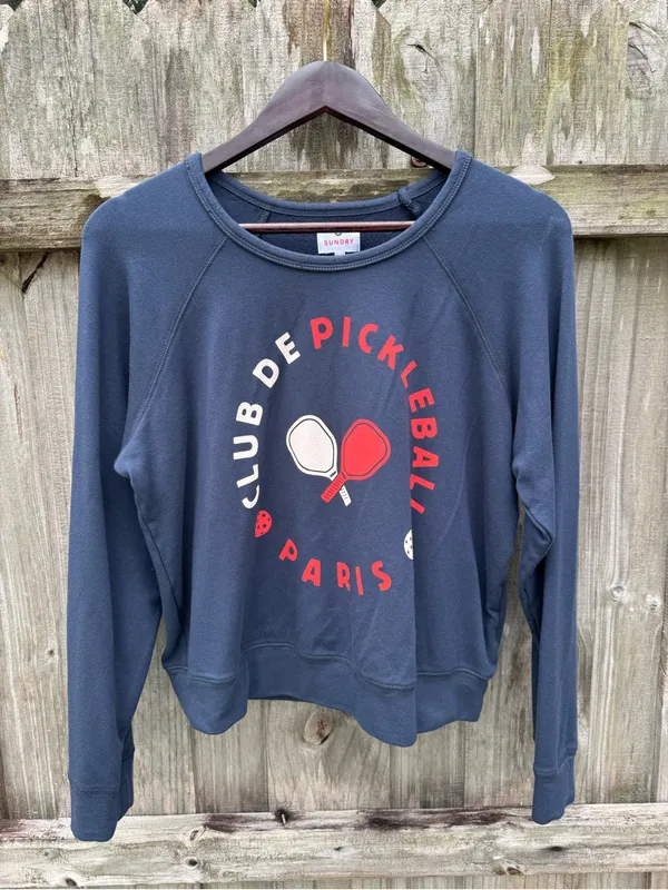 Sundry Club De Pickle Ball Paris Sweatshirt - Image 11