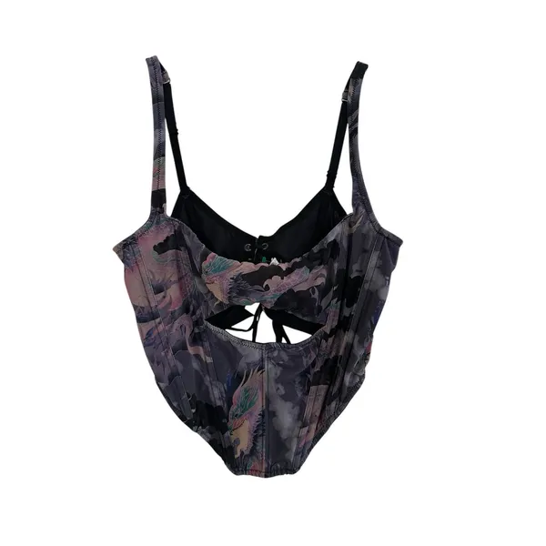 Urban Outfitters Out From Under Spitfire Mesh Cutout Corset Size XL - Image 4