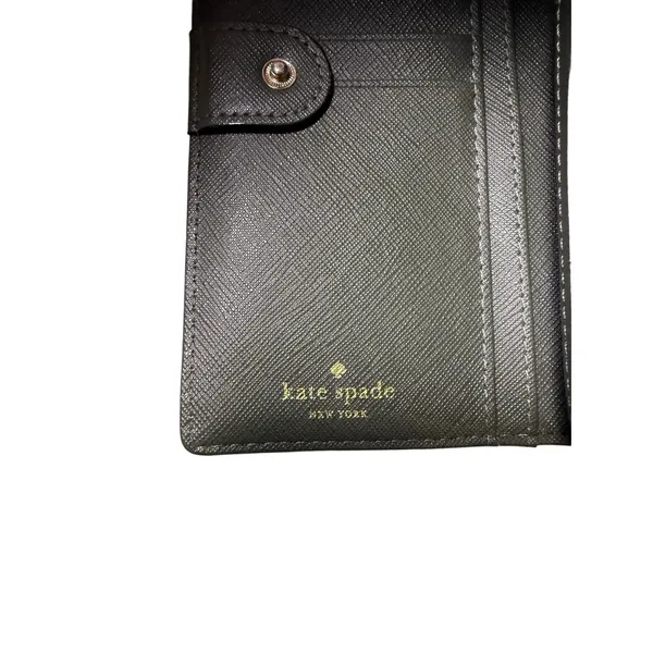 Kate Spade Green Leather Bifold Wallet - Image 6