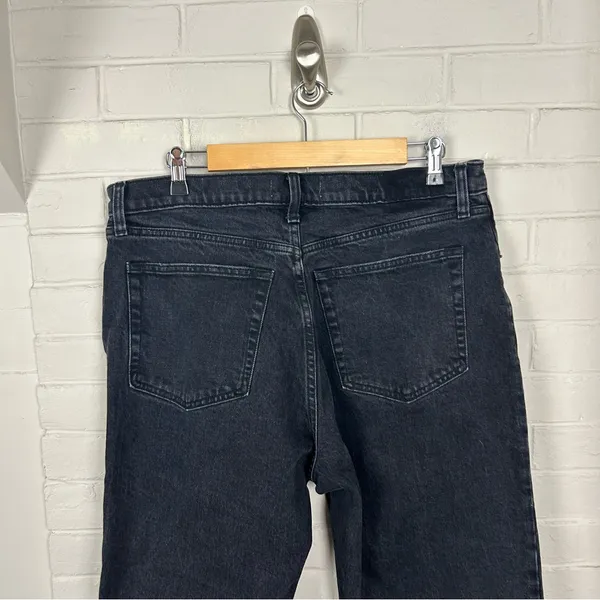 Abercrombie & Fitch Washed Black The 90s Relaxed Jean High Rise Size 14/32 - Image 10