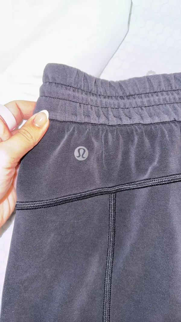 Lululemon black sweat shorts - Image 3