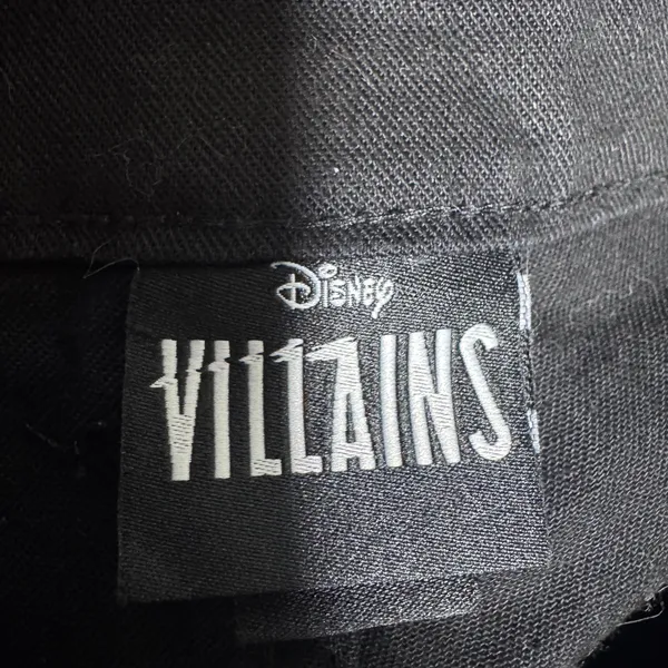 Disney Villains Black Embroidered Shortalls Overalls 4X Plus Size Poison Apple - Image 13
