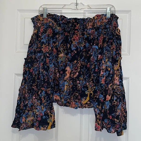 Free People Free Spirit Off the Shoulder Boho Top - Image 4