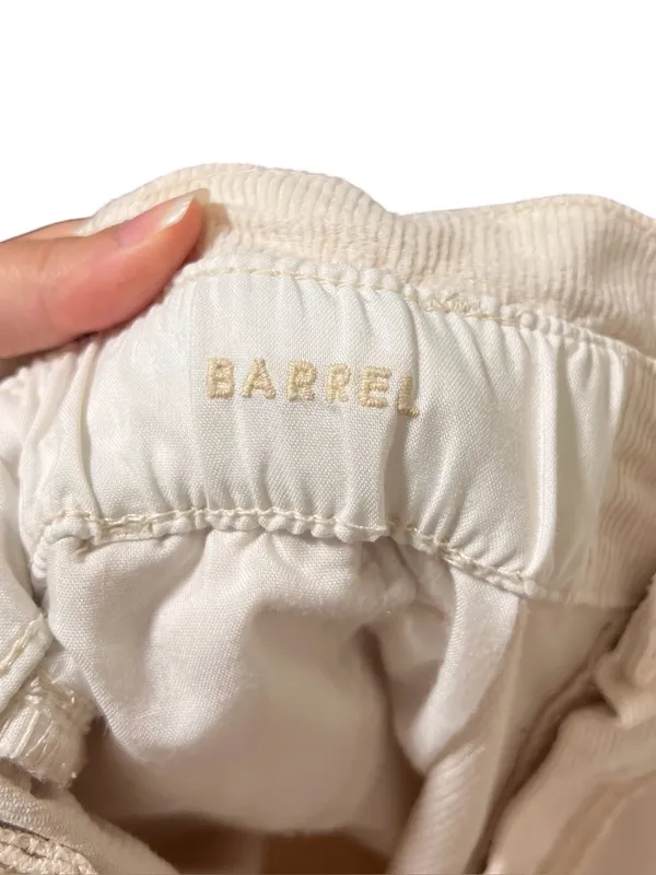 American Eagle Barrel Corduroy Pants 8 Cream - Image 5