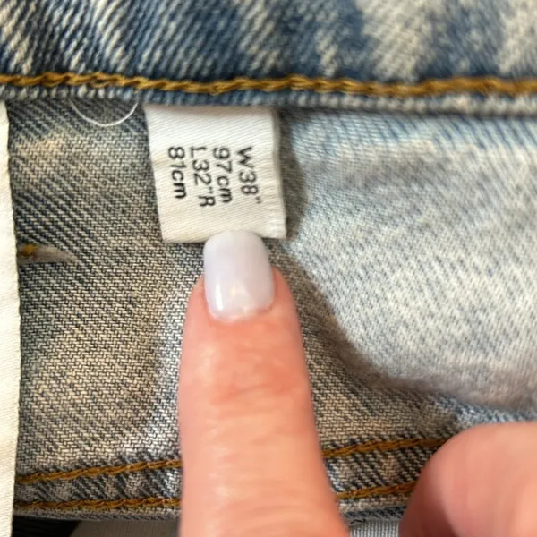 ASOS Collusion x005‎ Straight Leg Light Mineral Blue Wash Mom Jeans - Image 8