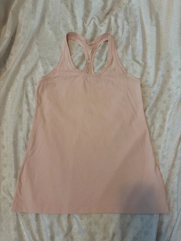 Lululemon light pink racer back tank top  - Image 6