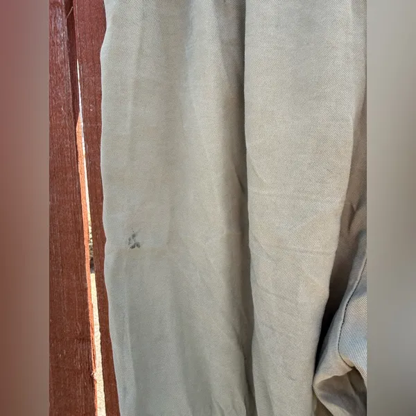 Zara Sage Green Cuffed Straight Leg Lightweight Pants Women’s Size Medium - Image 5
