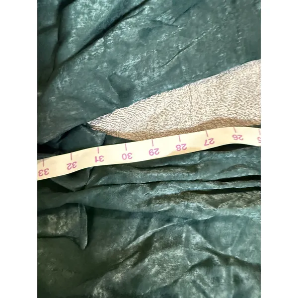 NWT Lulus Size Medium Let Me Entertain You Dark Green Satin‎ Wide-Leg Jumpsuit - Image 10