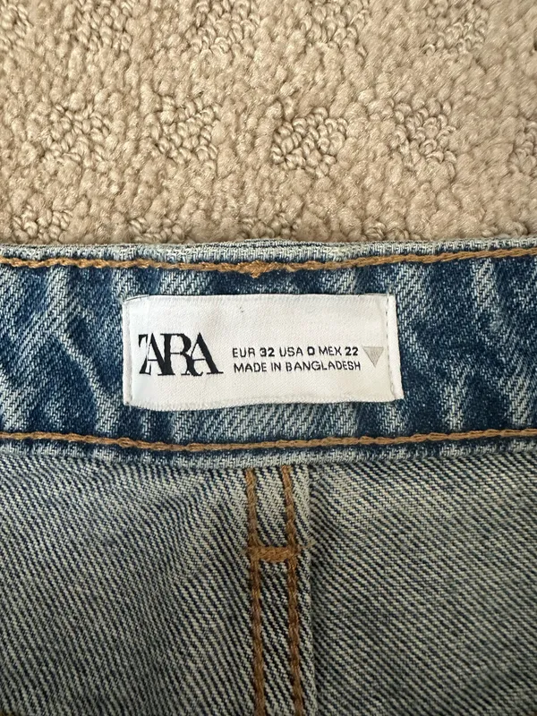 ZARA Jean High-Rise Shorts - Image 3