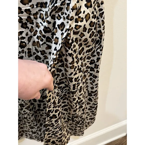Bryan Bradley‎ Animal Print Silk Dress Size Sheath Size - Image 4