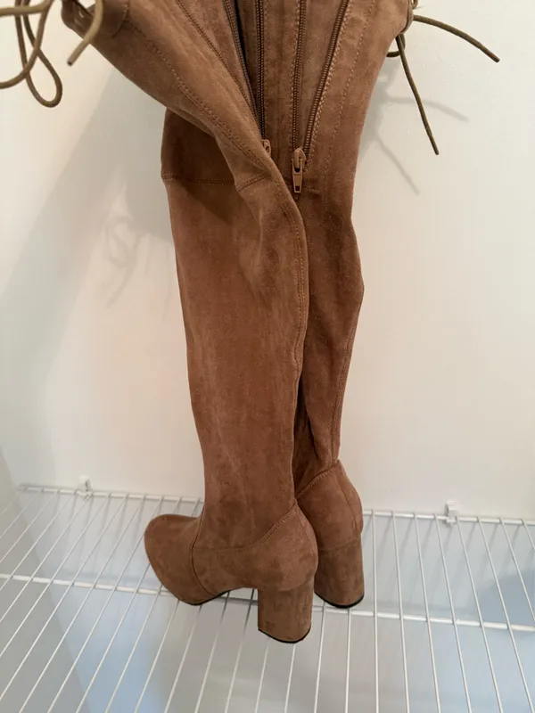 Tall brown boots Tan Size 6.5 - Image 3
