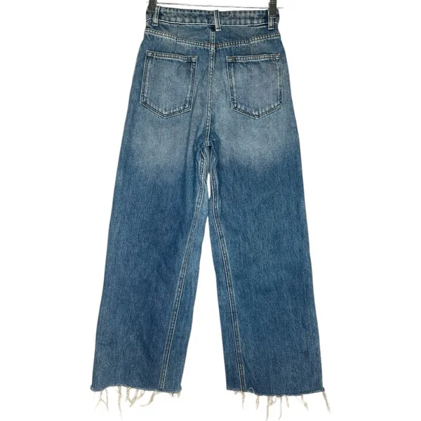 Frank and Oak Nina Wide Leg Jeans Size 25 - Image 6