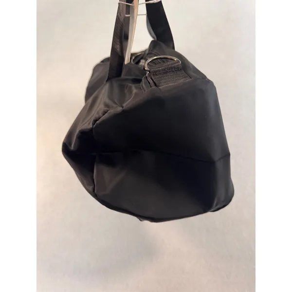 Halara Black Duffel Gym Bag Shoe Compartment Travel Weekend‎ Bag With strap NEW - Image 3