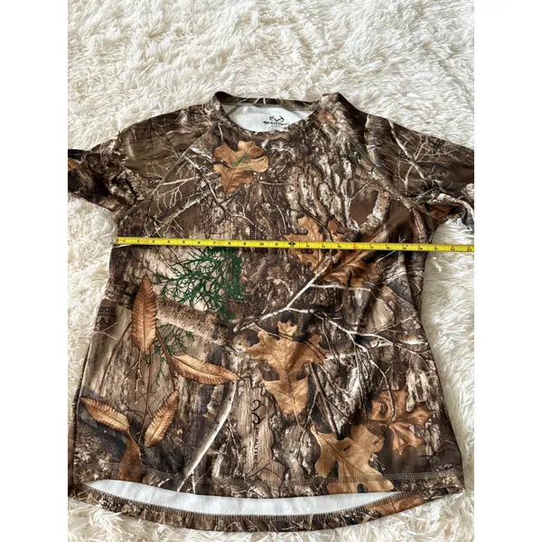 Realtree Edge Camo Short Sleeve T-Shirt Hunting‎ Outdoors Womens Medium - Image 4